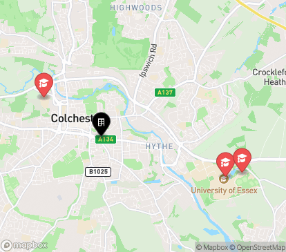 Closest campuses from 27 Magdalen Street