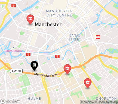 Closest campuses from Canvas Manchester