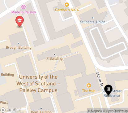 Closest campuses from Storie Street Residence