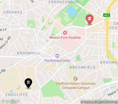 Closest campuses from Oakholme Houses