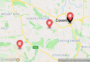 Closest campuses from Canvas Coventry Arundel House