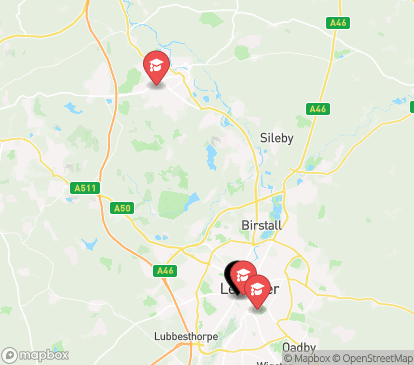 Closest campuses from The River Building