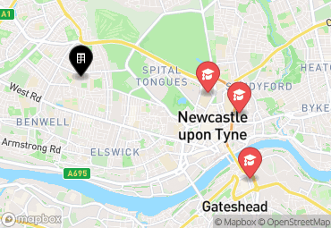 Closest campuses from St Mary's Newcastle
