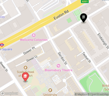 Closest campuses from Endsleigh Gardens