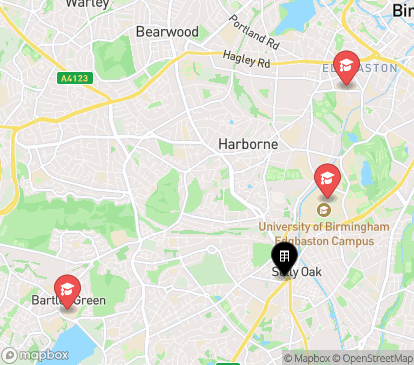 Closest campuses from The QED