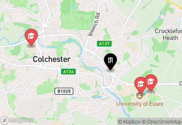 Closest campuses from Greenstead House