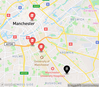 Closest campuses from Naburn and Welby Street