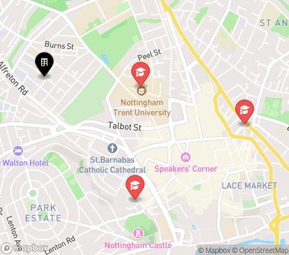 Closest campuses from Provident Works