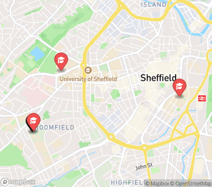 Closest campuses from Broomgrove Apartments