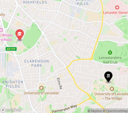 Closest campuses from Ashcroft House