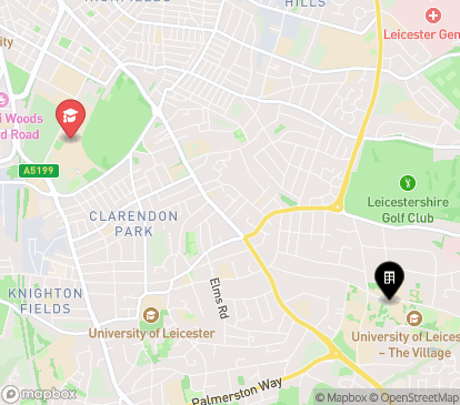 Closest campuses from Shirley House