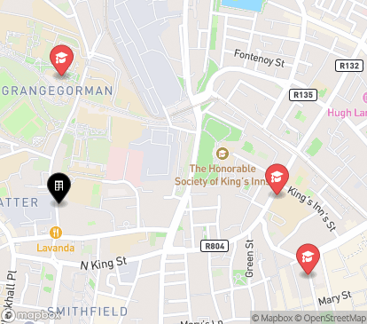 Closest campuses from Ardcairn House
