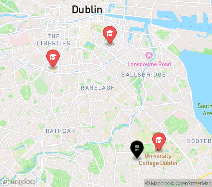Closest campuses from Glenard University Residence