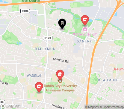 Closest campuses from Hazelwood Student Village