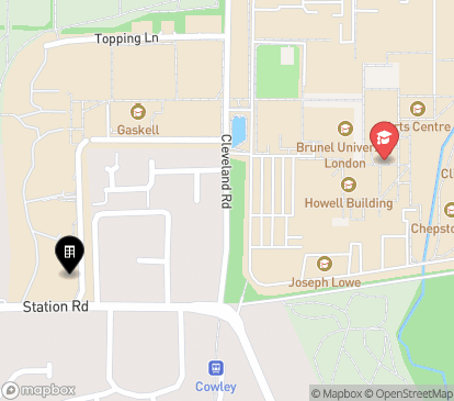 Closest campuses from Isambard Complex - Brian Winstanley Hall
