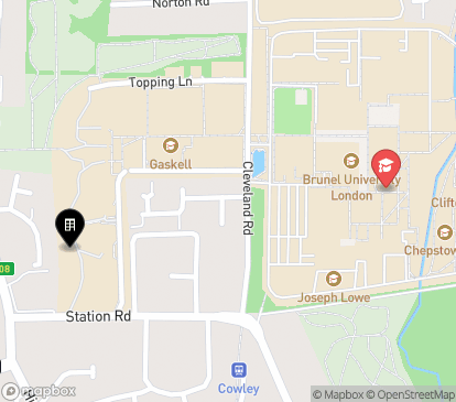 Closest campuses from Isambard Complex - Trevor Slater Hall