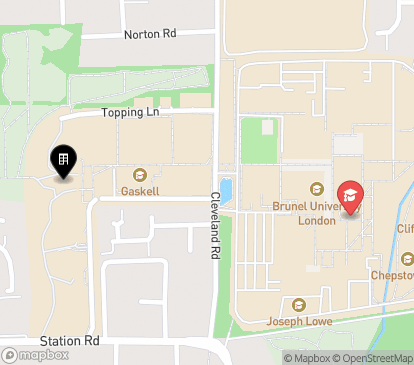 Closest campuses from Isambard Complex - Stephen Bragg Hall