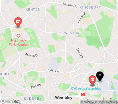 Closest campuses from Pavilion Court