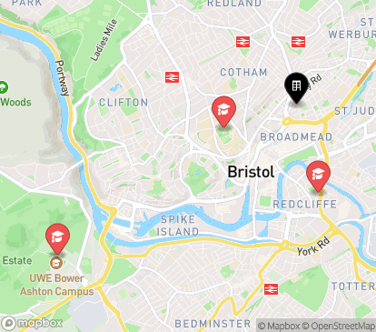 Closest campuses from Canvas Bristol