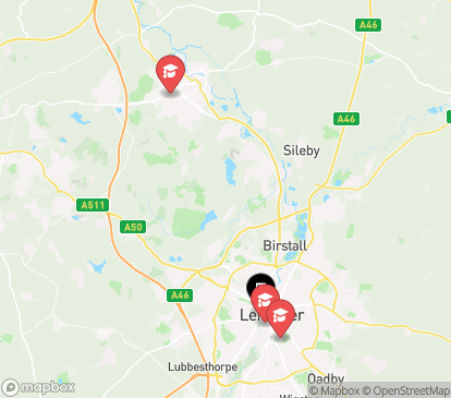 Closest campuses from The Tannery