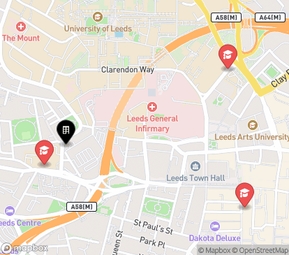 Closest campuses from Ribbon Residence