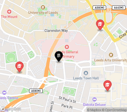 Closest campuses from Crown Residence
