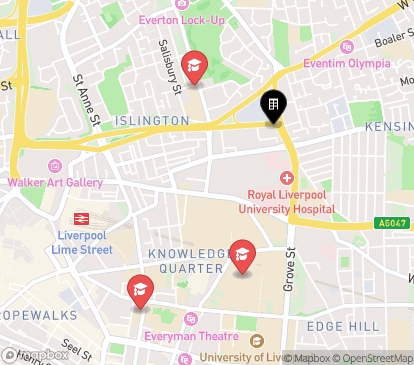 Closest campuses from true Liverpool