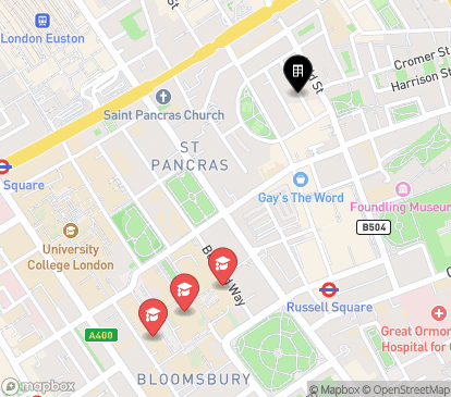 Closest campuses from Scape Kings Cross