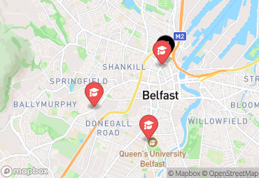 Closest campuses from LIV Student Belfast