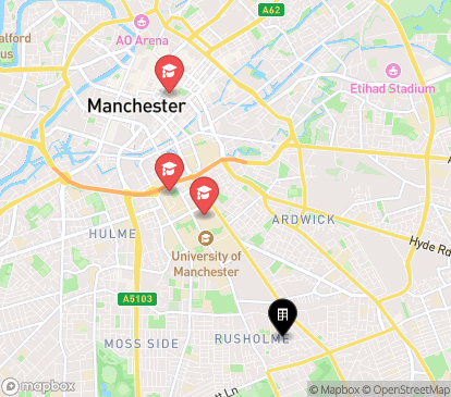 Closest campuses from Langdale Courtyard