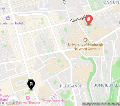 Closest campuses from Nicolson St & South College St