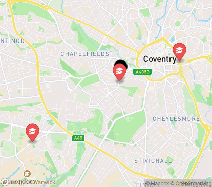 Closest campuses from Albany Student Village