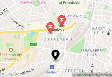 Closest campuses from Scape Redfern