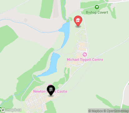 Closest campuses from Newton Park Halls - Gardens
