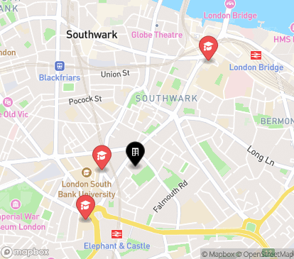 Closest campuses from YourTRIBE Elephant & Castle