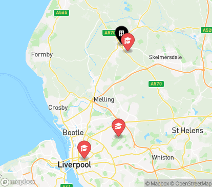 Closest campuses from The Elms - Phase 2
