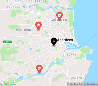 Closest campuses from Justice Mill Studios