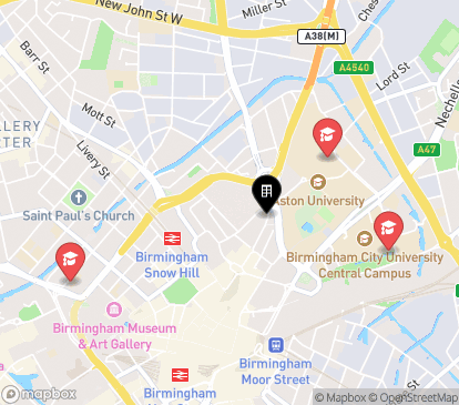 Closest campuses from Chamberlain Place