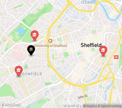 Closest campuses from 10 Bed House, Broomhall