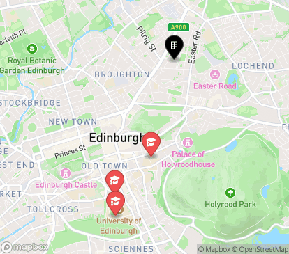 Closest campuses from Vita Student Edinburgh - Iona Street