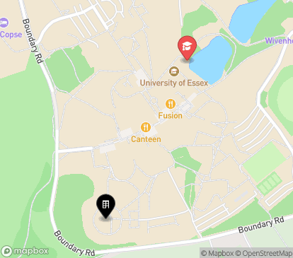 Closest campuses from South Courts - Rowhedge