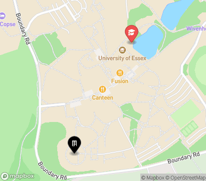 Closest campuses from South Courts - Thaxted