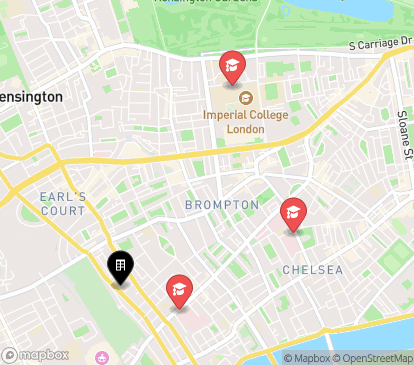 Closest campuses from Finborough House