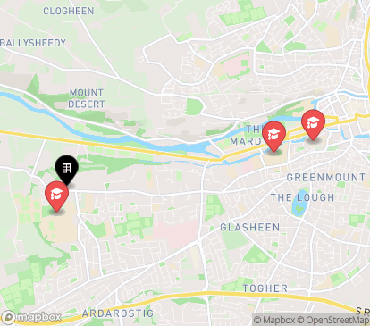 Closest campuses from Abbeyville Apartments