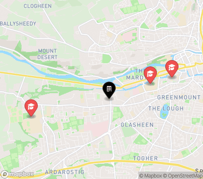 Closest campuses from Farranlea Hall