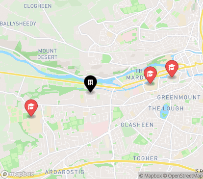 Closest campuses from Curraheen Point