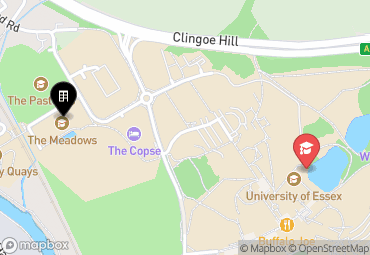 Closest campuses from The Meadows Flats - Arber