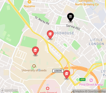 Closest campuses from Austin Hall