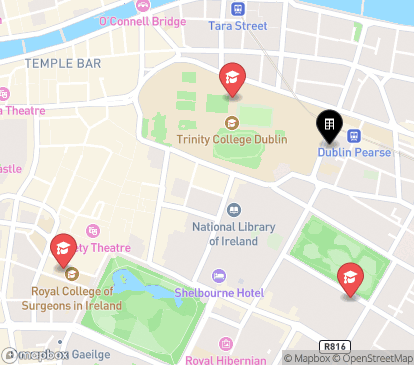 Closest campuses from Westland Row