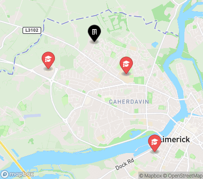 Closest campuses from Thomond Village